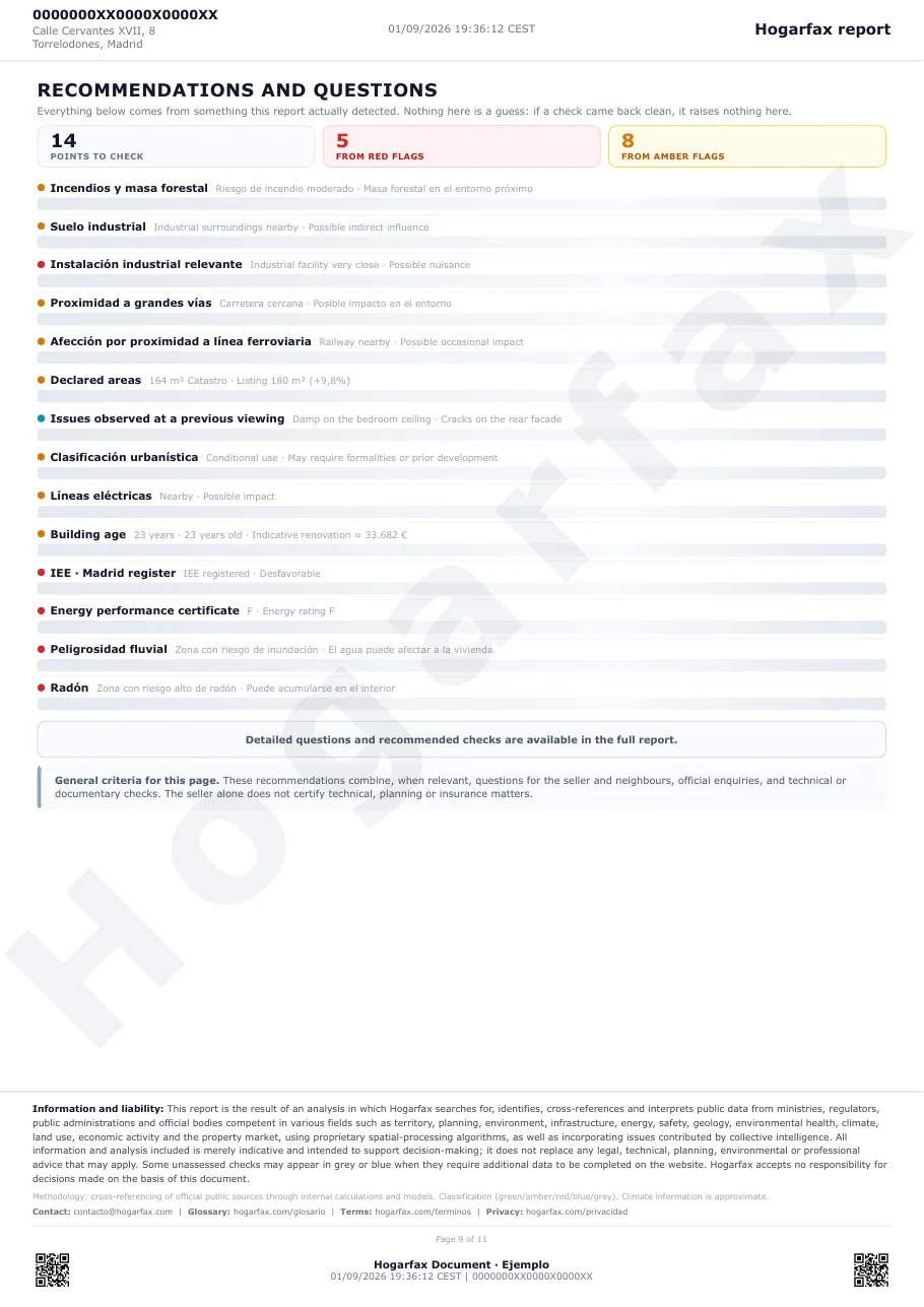 Sample report, page 9 of 11