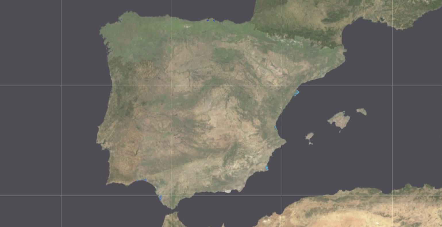 Vista previa del mapa de inundaciones marítimas en España